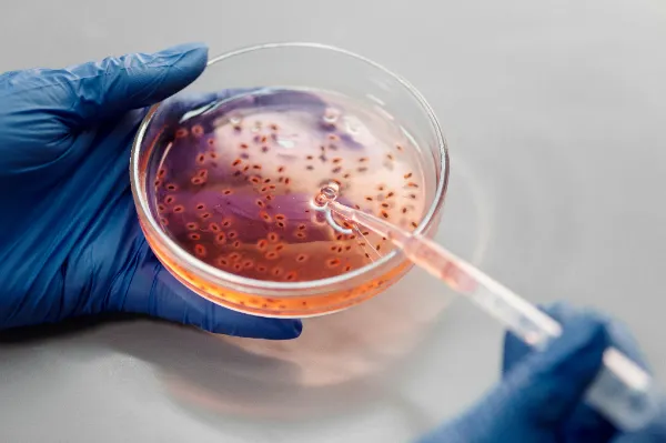 Cultivo de bacteria brucella